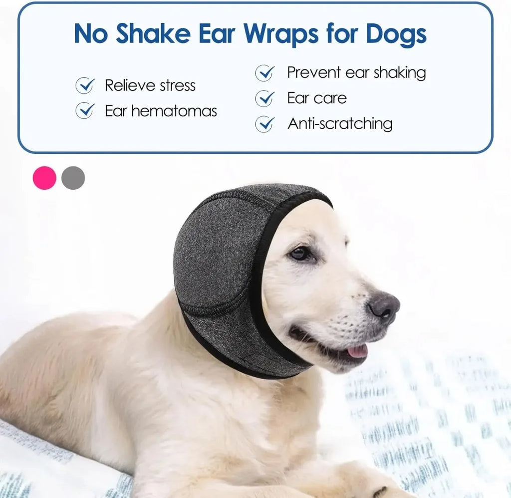 Waterproof Dog Ear Muffs – Noise-Reducing Calming Hood for Swimming, Grooming & Anxiety Relief