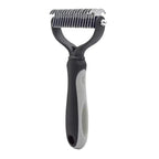 Double-Sided Pet De-shedding Brush – Stainless Steel Grooming Comb for Dogs & Cats | Reduces Shedding & Mats