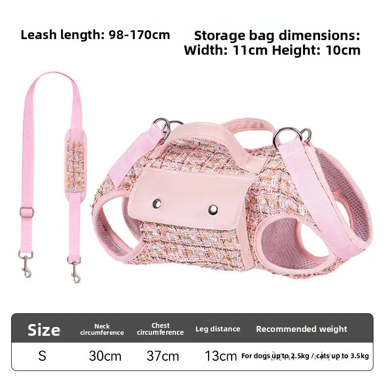 Portable Dog Crossbody Carrier – Lightweight Single-Shoulder Bag for Small Dogs & Puppies, Ideal for Outdoor Walks