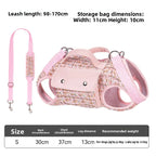 Portable Dog Crossbody Carrier – Lightweight Single-Shoulder Bag for Small Dogs & Puppies, Ideal for Outdoor Walks