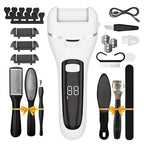 Rechargeable Electric Callus Remover – Professional Pedicure Foot File with 3 Grinding Heads