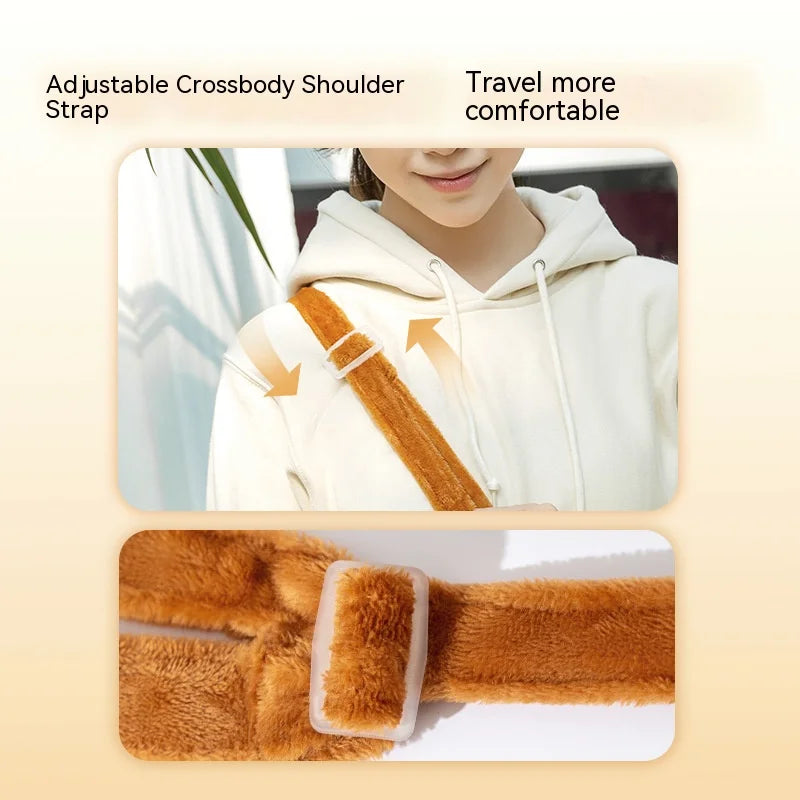 Cozy & Cute Cat Backpack - Portable Windproof Pet Shoulder Bag for Autumn & Winter Adventures