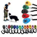 Dog Training Clicker – Adjustable Wrist Strap Sound Trainer for Cats & Dogs (Multiple Styles)