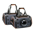 Portable Pet Carrier Bag – Breathable Crossbody Sling Backpack for Small Dogs & Cats, Large Capacity for Travel & Outings