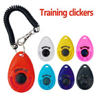 Dog Training Clicker – Adjustable Wrist Strap Sound Trainer for Cats & Dogs (Multiple Styles)