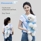 Cartoon Pet Backpack – Cute Hello Kitty & Cinnamoroll Shoulder Carrier for Small Dogs & Cats, Ideal for Outdoor Travel