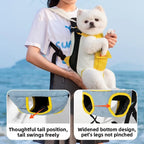 Portable Dog Chest Strap Carrier – Lightweight Travel Bag for Small Pets with Secure Fit & Hands-Free Design