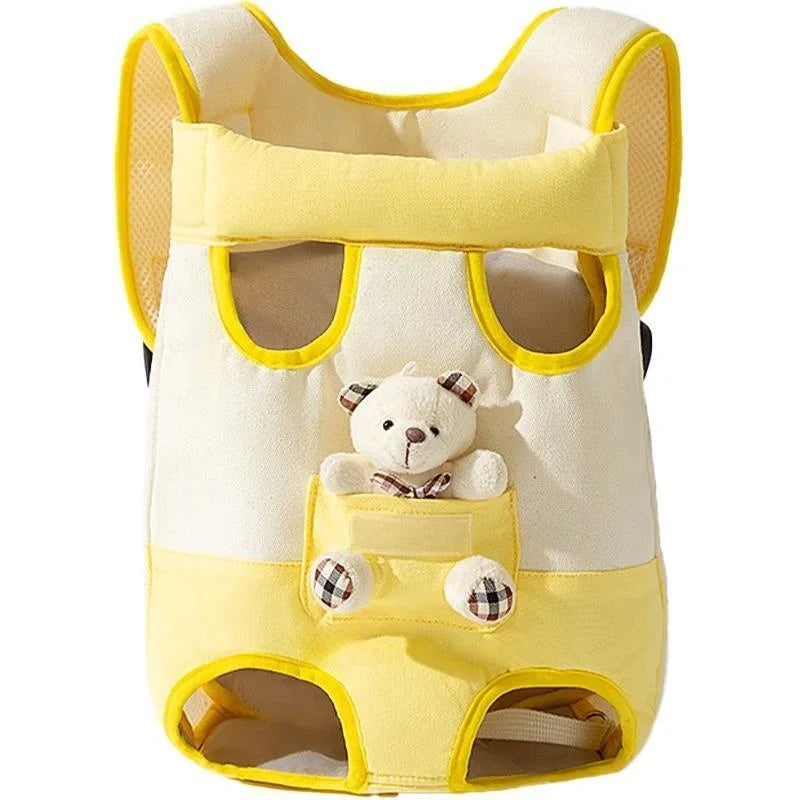 Portable Dual-Shoulder Pet Carrier – Lightweight Travel Backpack for Small Dogs & Cats, Easy to Carry Outdoors