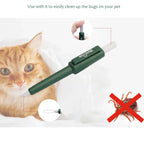 Pet Tick and Flea Remover Pen – Anti-Parasite Grooming Tweezers for Dogs & Cats | Easy Bug Catching and Hair Cleaning Tool