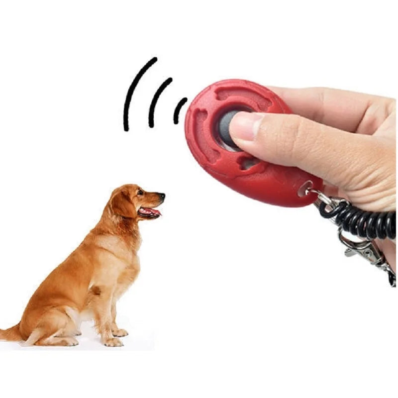 Dog Training Clicker – Adjustable Wrist Strap Sound Trainer for Cats & Dogs (Multiple Styles)
