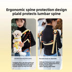 Portable Dog Carrier Handbag – Four-Legged Straddle Vest with Shoulder Strap & Traction Rope for Small Breeds