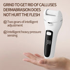 Rechargeable Electric Callus Remover – Professional Pedicure Foot File with 3 Grinding Heads