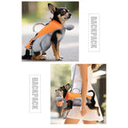 Hands-Free Pet Carrier Backpack – Breathable, Full-Support Design with Detachable Cooling Jacket & Horizontal Hug Fit