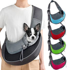 Pet Carrier Sling Backpack – Breathable Mesh Crossbody Tote for Cats & Small Dogs, Ideal for Travel & Daily Outings