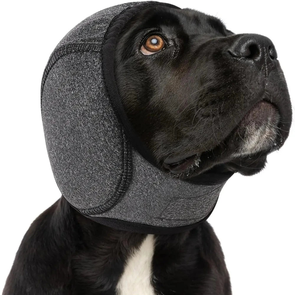 Waterproof Dog Ear Muffs – Noise-Reducing Calming Hood for Swimming, Grooming & Anxiety Relief