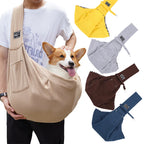 Cotton Pet Sling Carrier – Comfortable Single-Shoulder Travel Bag for Small Dogs, Cats & Puppies