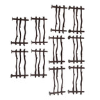 Farm Simulation Miniatures – 10PCS Fence, Cow, Vegetable & Gate Models for DIY Ranch Scenes