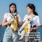 Portable Dog Chest Strap Carrier – Lightweight Travel Bag for Small Pets with Secure Fit & Hands-Free Design