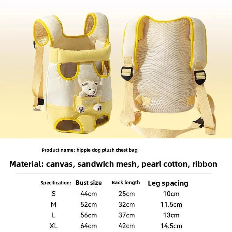 Portable Dual-Shoulder Pet Carrier – Lightweight Travel Backpack for Small Dogs & Cats, Easy to Carry Outdoors