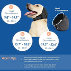 Waterproof Dog Ear Muffs – Noise-Reducing Calming Hood for Swimming, Grooming & Anxiety Relief