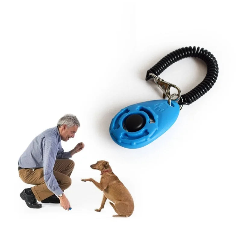 Dog Training Clicker – Adjustable Wrist Strap Sound Trainer for Cats & Dogs (Multiple Styles)